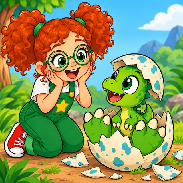 Bright cartoon: the egg hatches
