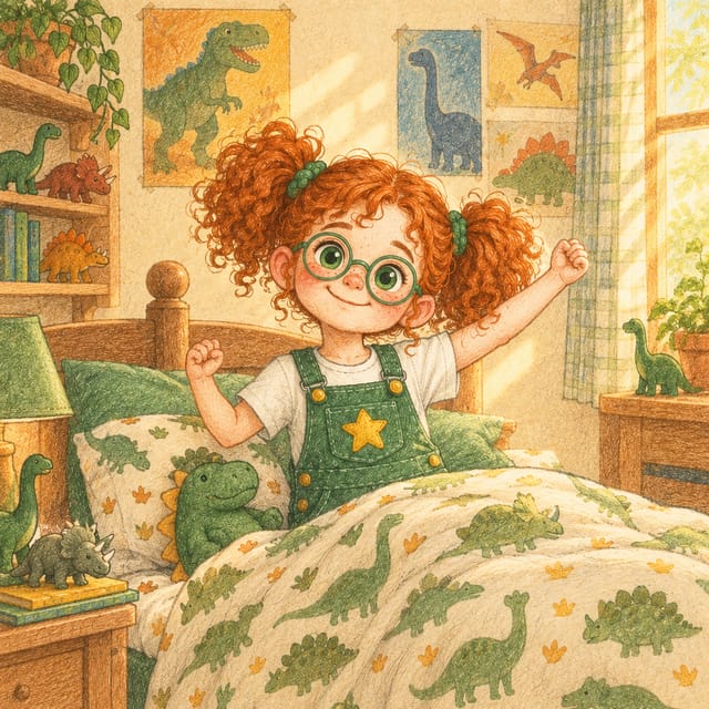 Colored pencil: waking up