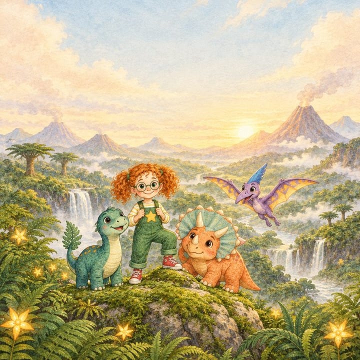 Cover of “Mia and the Valley of Brave Dinosaurs”